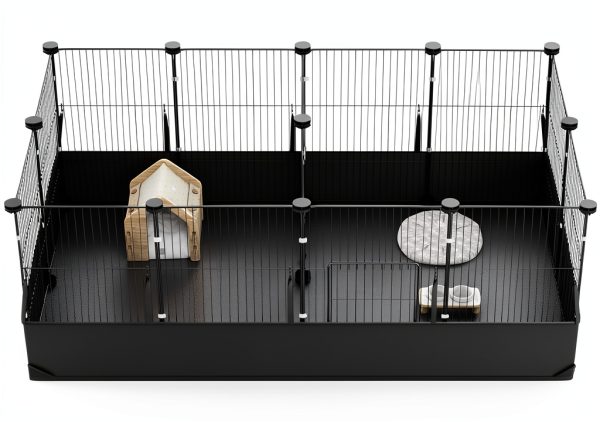 Tresbro Guinea Pig Playpen Coated Steel Panels Waterproof-7