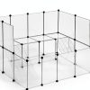 SONGMICS Pet Playpen Transparent Panels Small Animal Cage-5