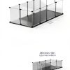 FunHola Small Pet Playpen Plastic Enclosure Waterproof Floor-7