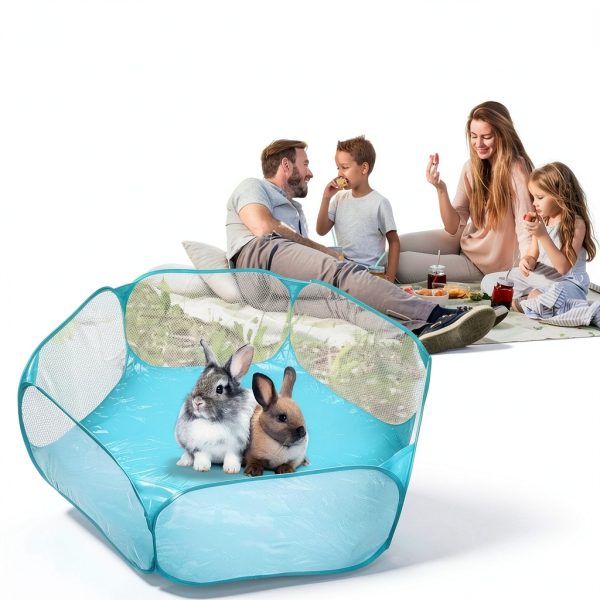 13X-4098-P Pet Playpen Durable Portable Small Animal-6