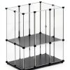 FunHola Small Pet Playpen Plastic Enclosure Waterproof Floor-4