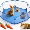 Kathson Transparent Breathable Small Animal Playpen Pet-0