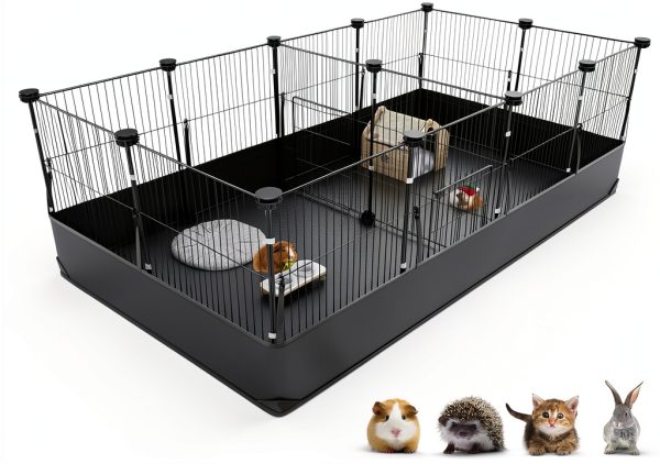 Tresbro Guinea Pig Playpen Coated Steel Panels Waterproof-0