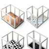 Dog Playpen SPOODOR Transparent Acrylic Design-3
