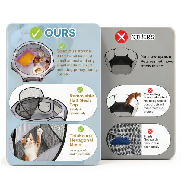 SHAOXING RENZHOU Small Animal Playpen Octagon Design-3