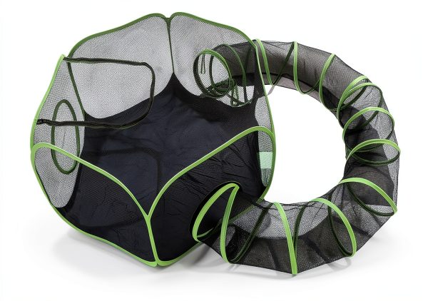 HEYHOME Small Animal Playpen Mesh Design Portable-1