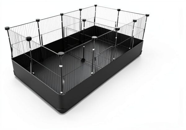 Tresbro Guinea Pig Playpen Coated Steel Panels Waterproof-6