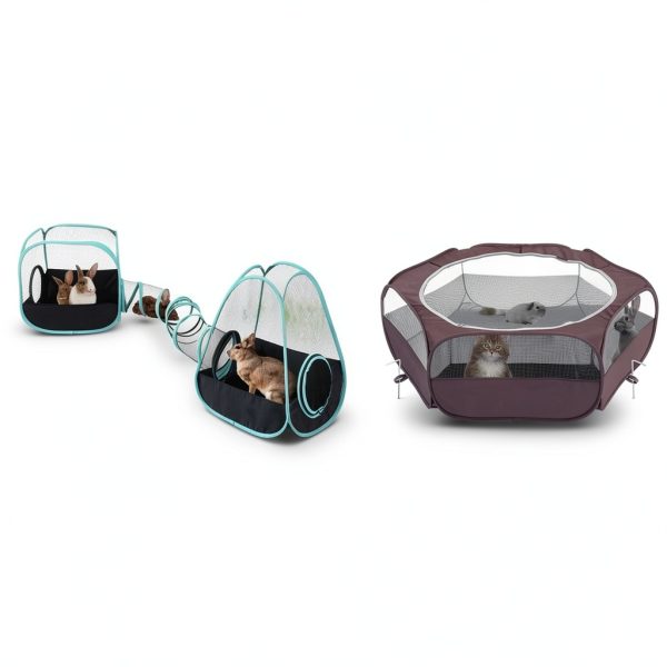 YUEPET Small Animal Playpen for Pets-4