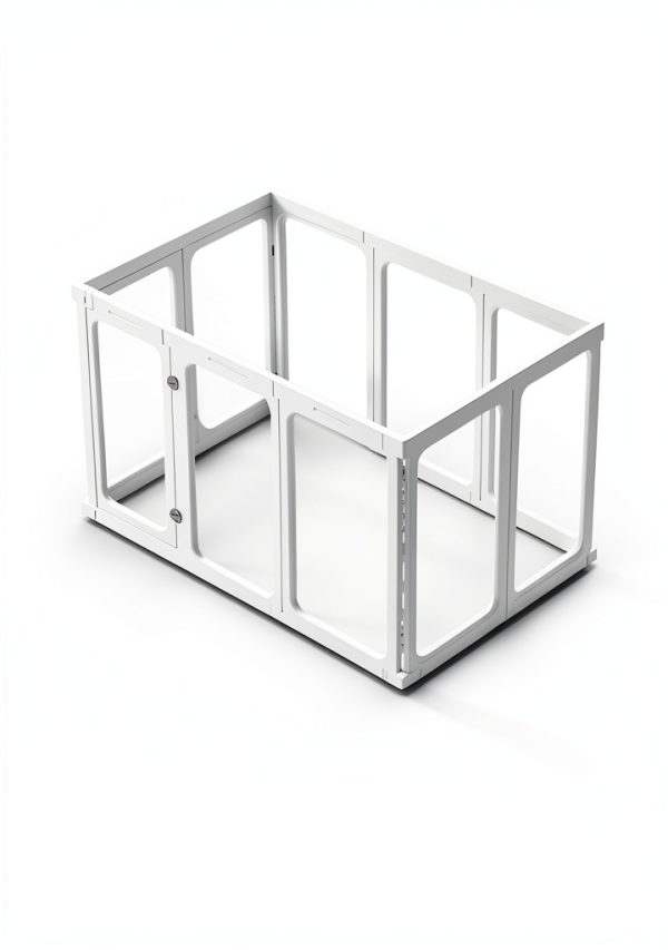 Dog Playpen SPOODOR Transparent Acrylic Design-8