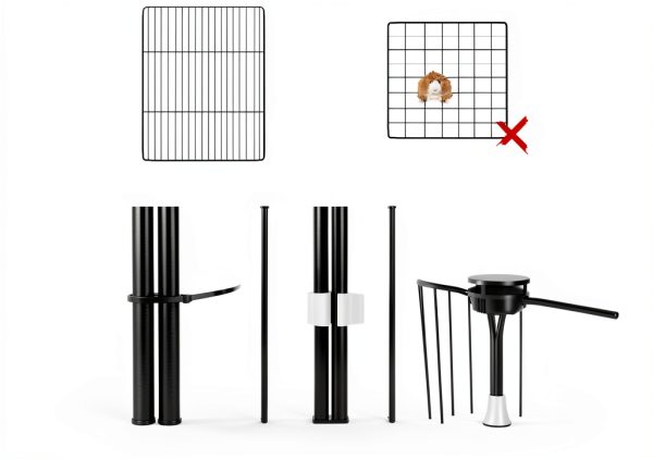 Tresbro Guinea Pig Playpen Coated Steel Panels Waterproof-5