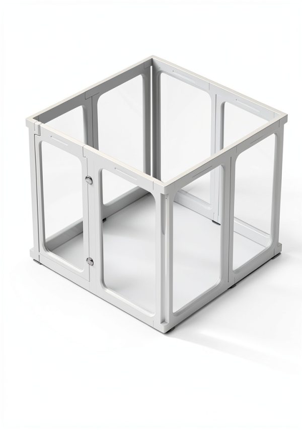 Dog Playpen SPOODOR Transparent Acrylic Design-7