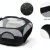 Deapeey Small Animal Playpen Durable Portable Double Covers-6