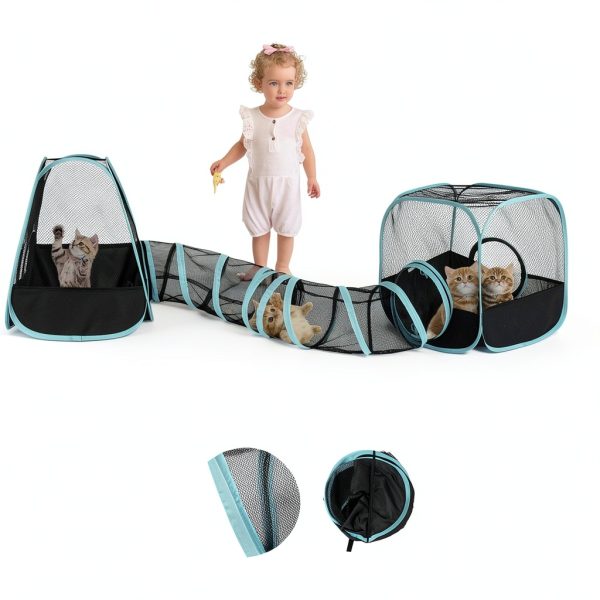 GINDOOR Portable Small Pet Playpen Tent-3