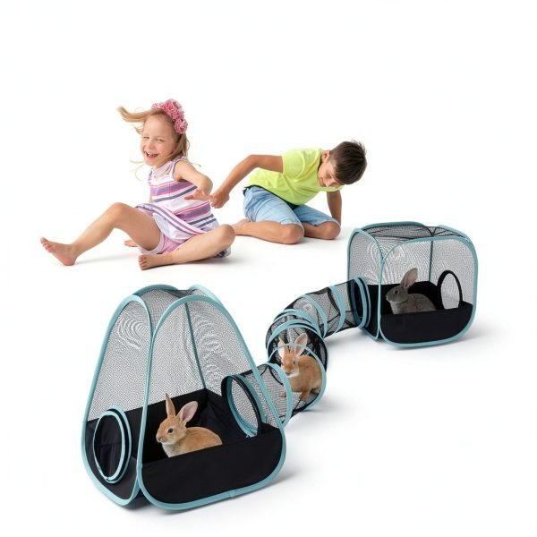 GINDOOR Portable Small Pet Playpen Tent-6