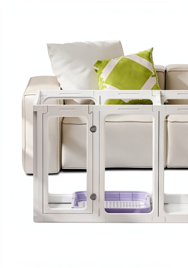 Dog Playpen SPOODOR Transparent Acrylic Design-5