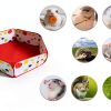 HL Pet Playpen Small Animal Exercise Fence Red Blue-3
