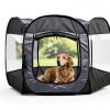 PetWise Portable Dog Playpen Breathable Mesh Walls-6
