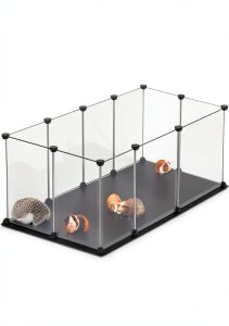 FunHola Small Pet Playpen Plastic Enclosure Waterproof Floor-0