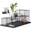 HOOBRO Small Animal Playpen Mesh Metal 57x31x23-7
