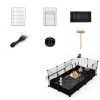 PullCrease Small Animal Playpen Coated Steel Waterproof-3