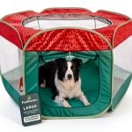 PetWise Portable Dog Playpen Breathable Mesh Walls-0