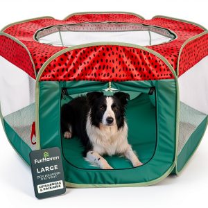 PetWise Portable Dog Playpen Breathable Mesh Walls-0