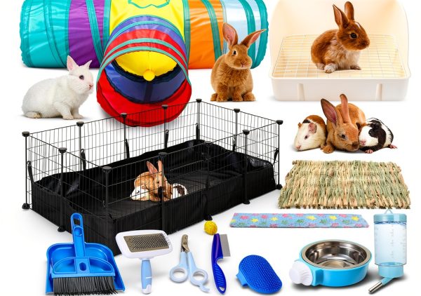 PullCrease Small Animal Playpen Coated Steel Waterproof-0