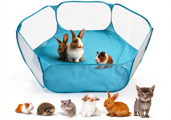 13X-4098-P Pet Playpen Durable Portable Small Animal-0