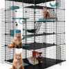 Cucurbita Cat Cage Large DIY Playpen Safe Sturdy Enclosure-5