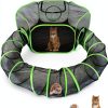 HEYHOME Small Animal Playpen Mesh Design Portable-0