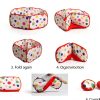 HL Pet Playpen Small Animal Exercise Fence Red Blue-4