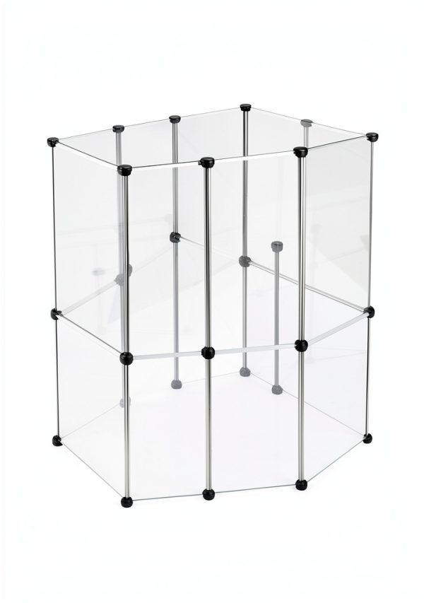 FunHola Small Pet Playpen Plastic Enclosure Waterproof Floor-5