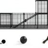 HOOBRO Small Animal Playpen Mesh Metal 57x31x23-1