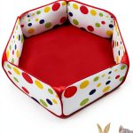 HL Pet Playpen Small Animal Exercise Fence Red Blue-0