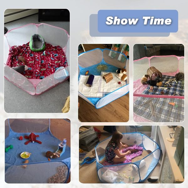 RYPET Small Animal Playpen for Guinea Pigs-5