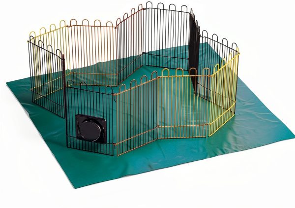 Central Garden Pet Small Animal Playpen Wire Panels Mat-2