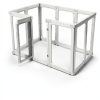 Dog Playpen SPOODOR Transparent Acrylic Design-2
