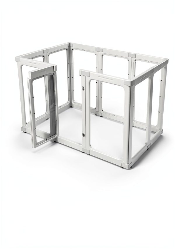 Dog Playpen SPOODOR Transparent Acrylic Design-2