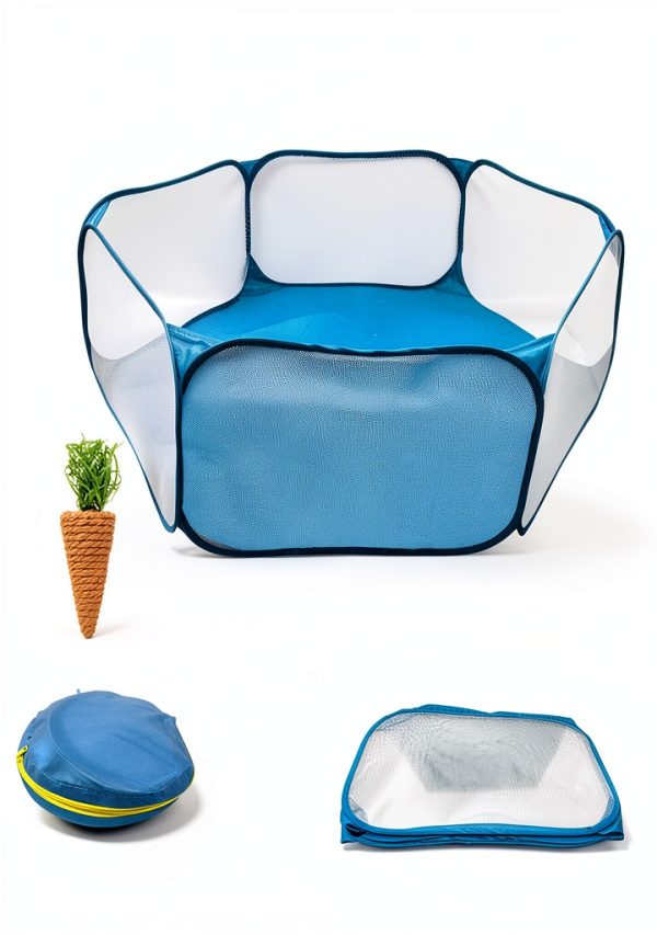 Kathson Transparent Breathable Small Animal Playpen Pet-4