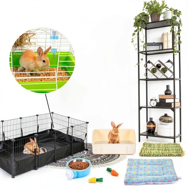 PullCrease Small Animal Playpen Coated Steel Waterproof-6