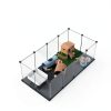 FunHola Small Pet Playpen Plastic Enclosure Waterproof Floor-6