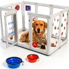 Dog Playpen SPOODOR Transparent Acrylic Design-0