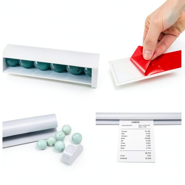 BOHUIZ Silver Restaurant Ticket Holder Organizer-2