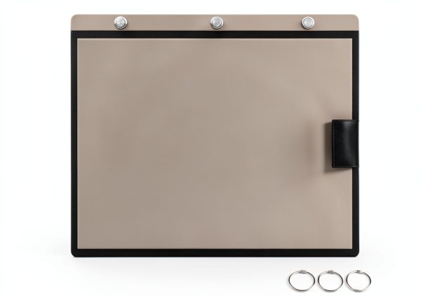 Vinyl Job Ticket Holder suituts Horizontal Rings-0