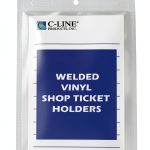 C-Line Top Opening Vinyl Job Ticket Holder 4x6 Clear – 50 Pack-0