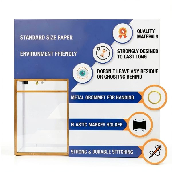 Dry Erase Pocket Sleeve Boho Colors by Scribbledo A3 6 Sheet-5