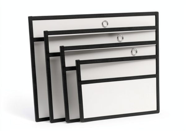 Viehatta Job Ticket Holders Plastic Sheet Protectors 30 Pack 8.5x11-6