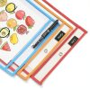 Dry Erase Job Ticket Holders LONGKEY 10x14 Inch 20 Pack Colors-4