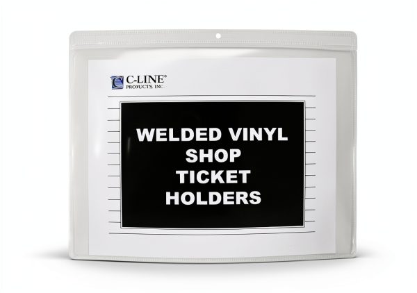 C-Line Vinyl Ticket Holder 12x9 Top Opening Clear Organizer-2