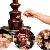 Chocolate Fountain INTBUYING 4‑Tier Stainless Steel Commercial 6.6 lb-6